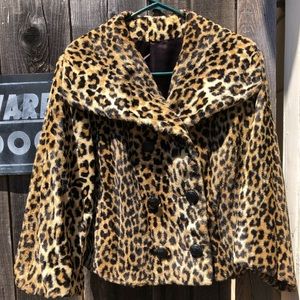 Vintage leopard coat